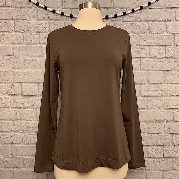 NWOT Athleta Outbound Long Sleeve Top - Picture 1 of 6